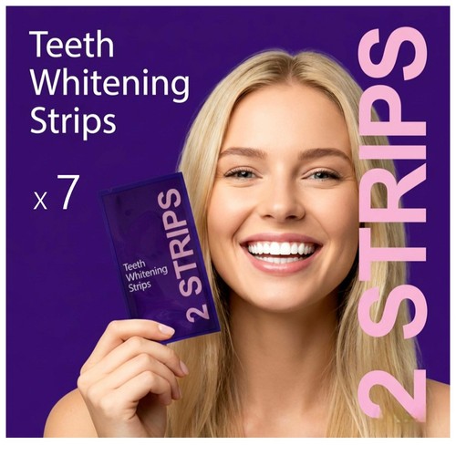 Strisce sbiancanti denti - strisce, x